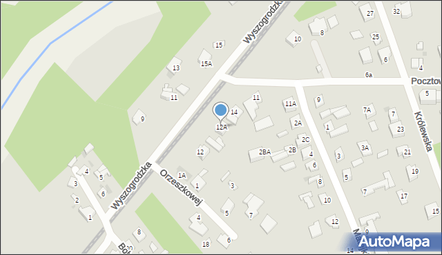 Sochaczew, Wyszogrodzka, 12A, mapa Sochaczew