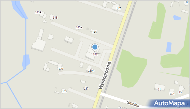 Sochaczew, Wyszogrodzka, 141, mapa Sochaczew