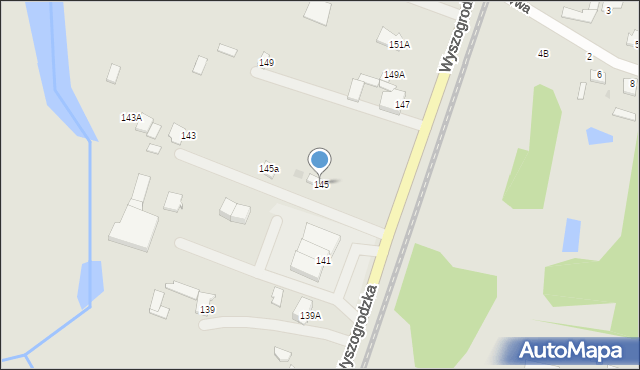 Sochaczew, Wyszogrodzka, 145, mapa Sochaczew