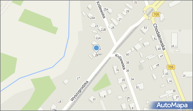 Sochaczew, Wyszogrodzka, 19, mapa Sochaczew