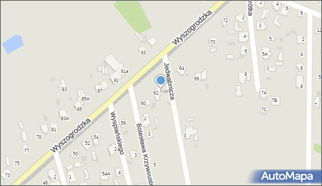 Sochaczew, Wyszogrodzka, 62A, mapa Sochaczew