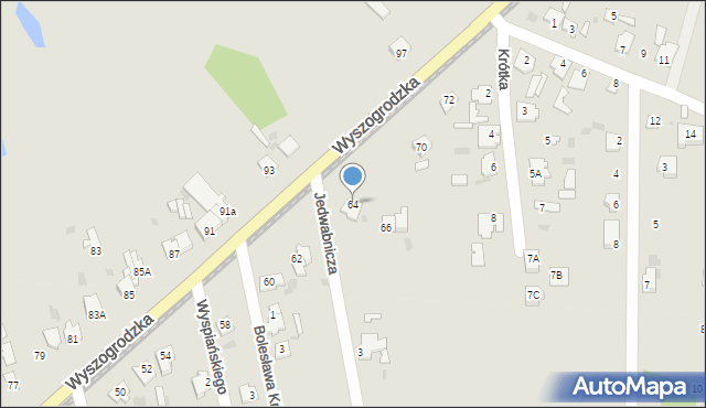 Sochaczew, Wyszogrodzka, 64, mapa Sochaczew