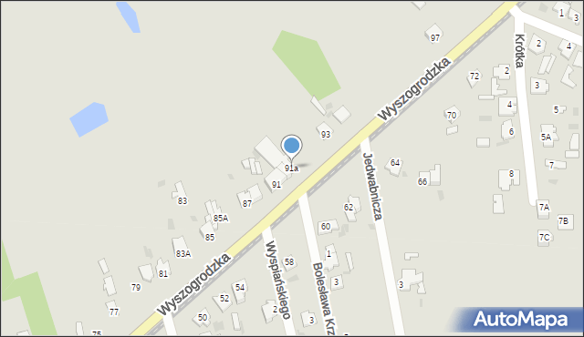 Sochaczew, Wyszogrodzka, 91a, mapa Sochaczew