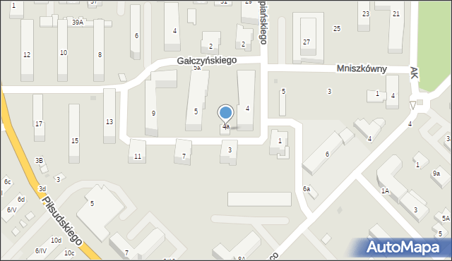 Sokołów Podlaski, Wyspiańskiego Stanisława, 4A, mapa Sokołów Podlaski