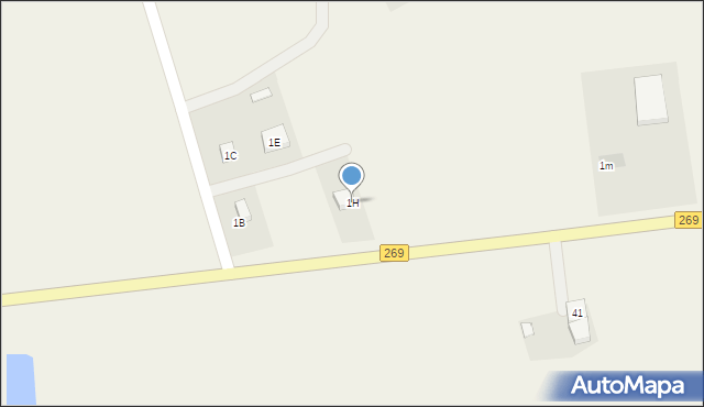Sompolinek, Wymysłowo, 1H, mapa Sompolinek