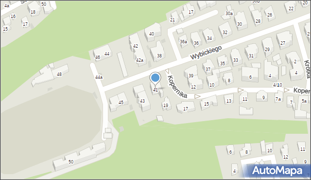 Sopot, Wybickiego Józefa, gen., 41, mapa Sopotu