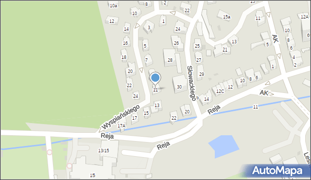 Sopot, Wyspiańskiego Stanisława, 11, mapa Sopotu