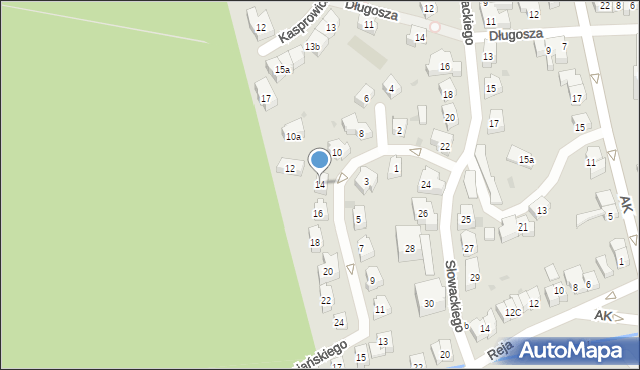 Sopot, Wyspiańskiego Stanisława, 14, mapa Sopotu