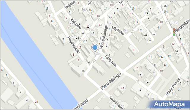 Śrem, Wyszyńskiego Stefana, ks. prym. kard., 12, mapa Śrem