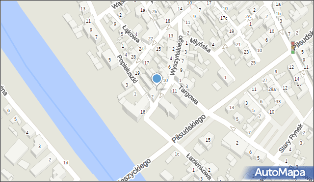 Śrem, Wyszyńskiego Stefana, ks. prym. kard., 14, mapa Śrem