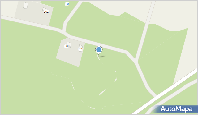 Stara Kiszewa, Wybudowanie, 36, mapa Stara Kiszewa