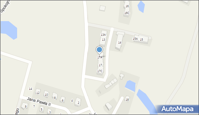 Stara Kiszewa, Wyzwolenia, 17A, mapa Stara Kiszewa