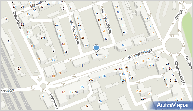 Stargard, Wyszyńskiego Stefana, ks. kard., 5, mapa Stargard