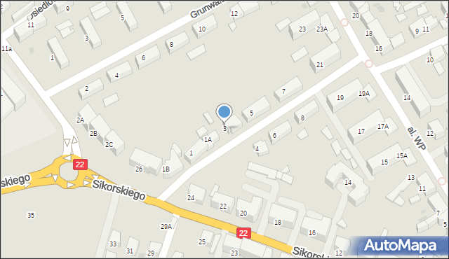 Starogard Gdański, Wybickiego Józefa, gen., 3, mapa Starogard Gdański