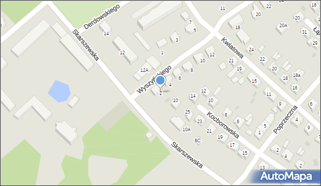 Starogard Gdański, Wyszyńskiego Stefana, ks. kard., 2, mapa Starogard Gdański