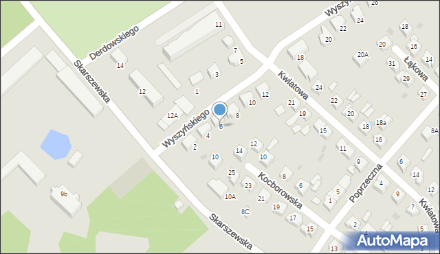 Starogard Gdański, Wyszyńskiego Stefana, ks. kard., 6, mapa Starogard Gdański