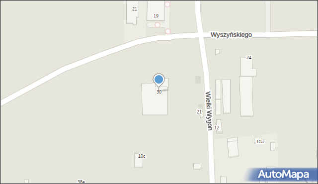 Stary Sącz, Wyszyńskiego Stefana, ks. prym. kard., 30, mapa Stary Sącz