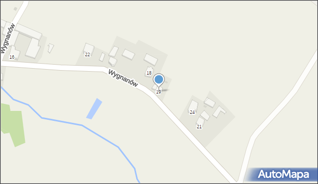 Stręgoborzyce, Wygnanów, 19, mapa Stręgoborzyce