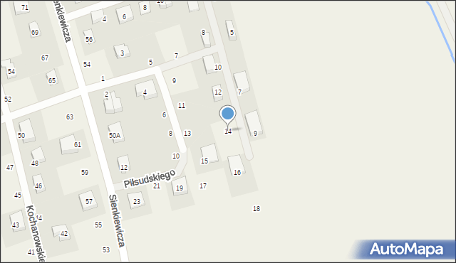 Strzebielino, Wyspiańskiego Stanisława, 14, mapa Strzebielino