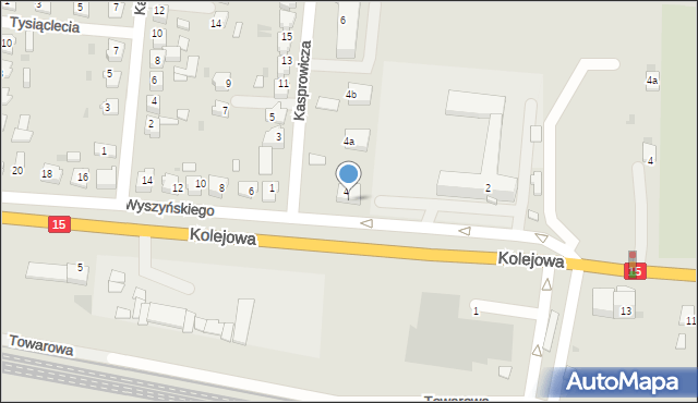 Strzelno, Wyszyńskiego Stefana, ks. kard., 4, mapa Strzelno