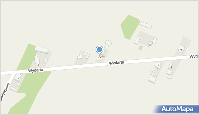 Strzyżew, Wydarta, 4a, mapa Strzyżew