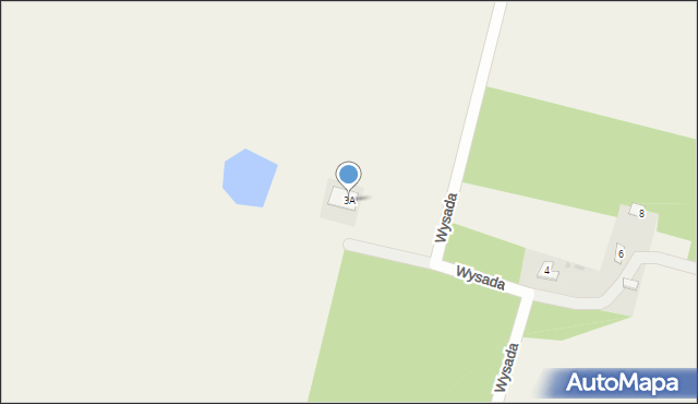 Styrzyniec, Wysada, 3A, mapa Styrzyniec