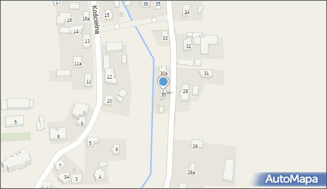 Subkowy, Wybickiego Józefa, gen., 30, mapa Subkowy