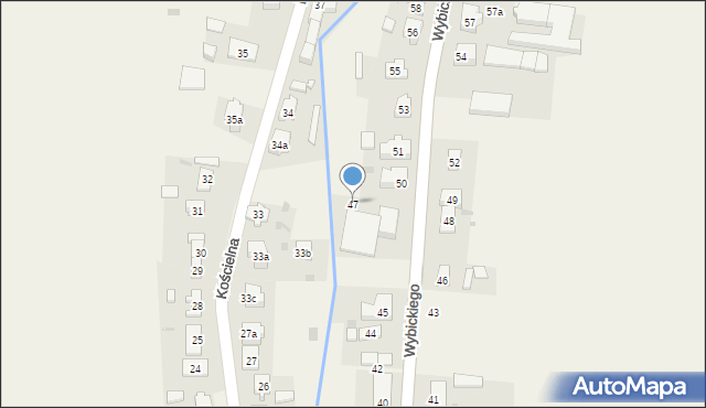 Subkowy, Wybickiego Józefa, gen., 47, mapa Subkowy