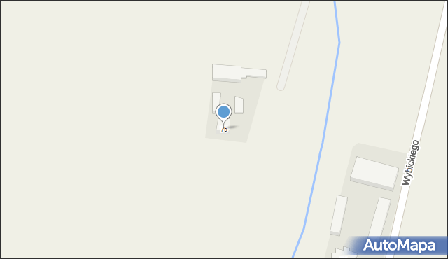 Subkowy, Wybickiego Józefa, gen., 75, mapa Subkowy