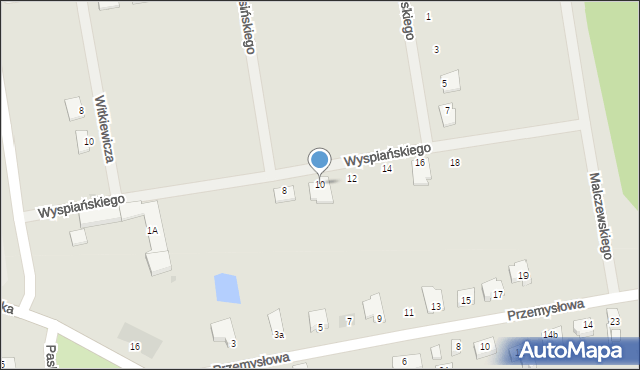 Sulęcin, Wyspiańskiego Stanisława, 10, mapa Sulęcin