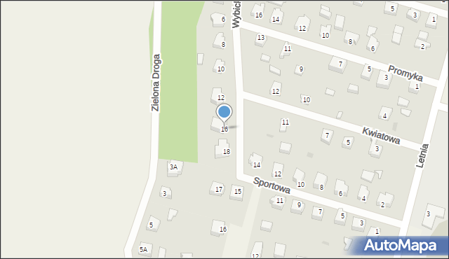 Sulęczyno, Wybickiego Józefa, gen., 16, mapa Sulęczyno
