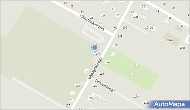 Świdnik, Wyszyńskiego Stefana, ks. kard., 115, mapa Świdnika