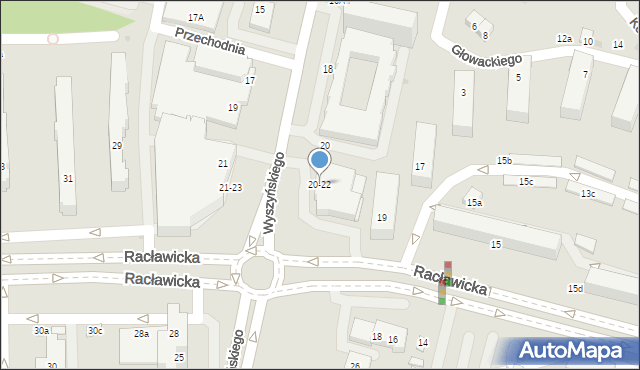 Świdnik, Wyszyńskiego Stefana, ks. kard., 20-22, mapa Świdnika