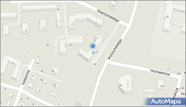 Świdnik, Wyszyńskiego Stefana, ks. kard., 33, mapa Świdnika