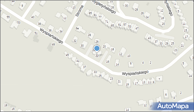 Świecie, Wyspiańskiego Stanisława, 22, mapa Świecie