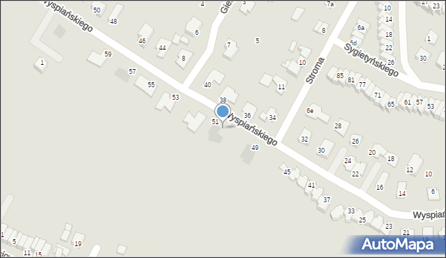 Świecie, Wyspiańskiego Stanisława, 51a, mapa Świecie