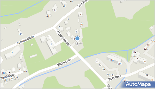 Świeradów-Zdrój, Wyszyńskiego Stefana, ks. kard., 7, mapa Świeradów-Zdrój