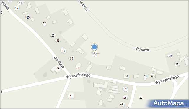 Święte, Wyszyńskiego Stefana, ks. kard., 15, mapa Święte