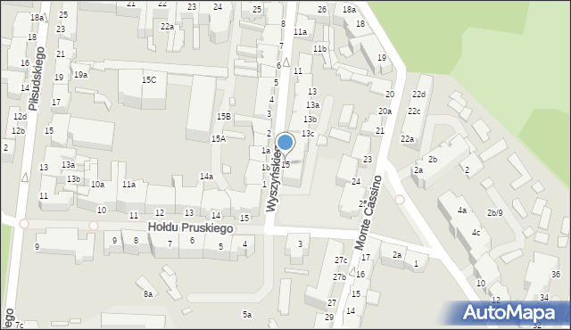 Świnoujście, Wyszyńskiego Stefana, ks. kard., 15, mapa Świnoujście