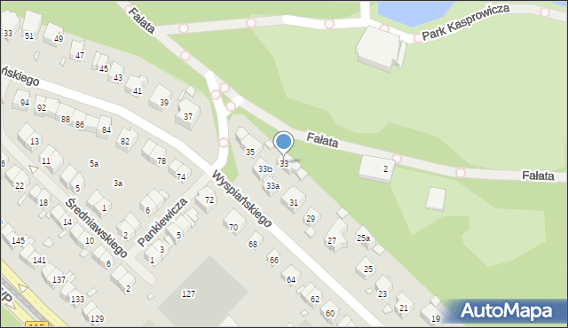 Szczecin, Wyspiańskiego Stanisława, 33, mapa Szczecina