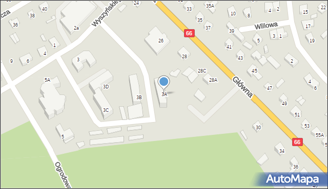 Szepietowo, Wyszyńskiego Stefana, ks. kard., 3A, mapa Szepietowo