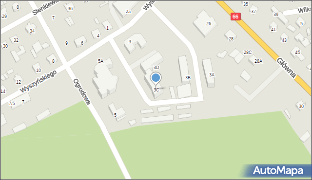 Szepietowo, Wyszyńskiego Stefana, ks. kard., 3C, mapa Szepietowo
