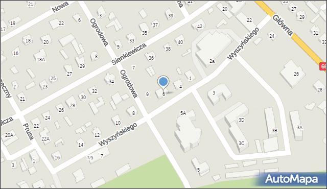 Szepietowo, Wyszyńskiego Stefana, ks. kard., 6, mapa Szepietowo