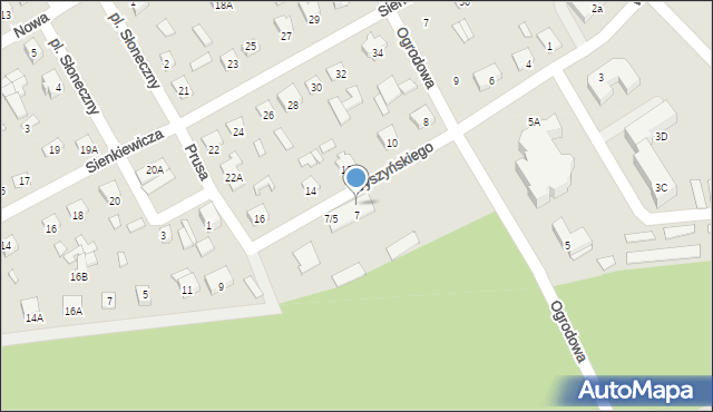 Szepietowo, Wyszyńskiego Stefana, ks. kard., 7/2, mapa Szepietowo