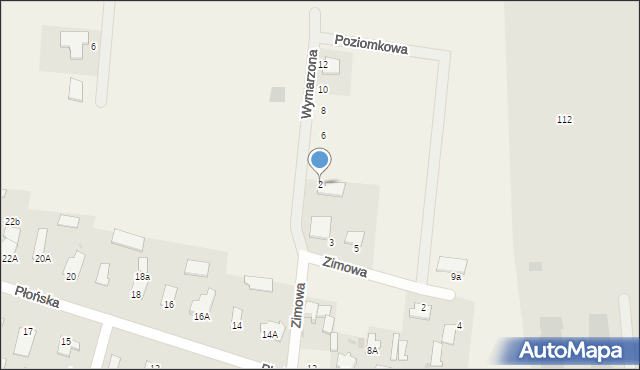 Szerominek, Wymarzona, 2, mapa Szerominek