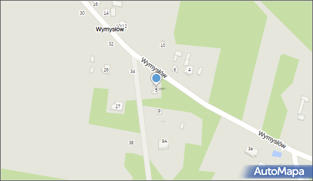 Szydłowiec, Wymysłów, 5, mapa Szydłowiec