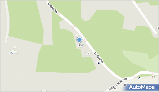 Tarnów, Wypoczynkowa, 52, mapa Tarnów