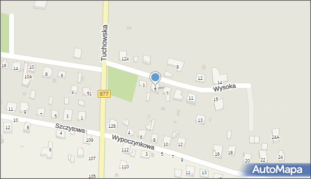 Tarnów, Wysoka, 5, mapa Tarnów