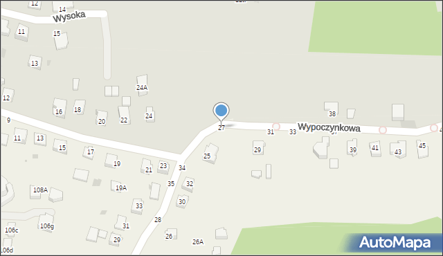 Tarnowiec, Wypoczynkowa, 27, mapa Tarnowiec