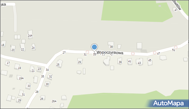 Tarnowiec, Wypoczynkowa, 33, mapa Tarnowiec